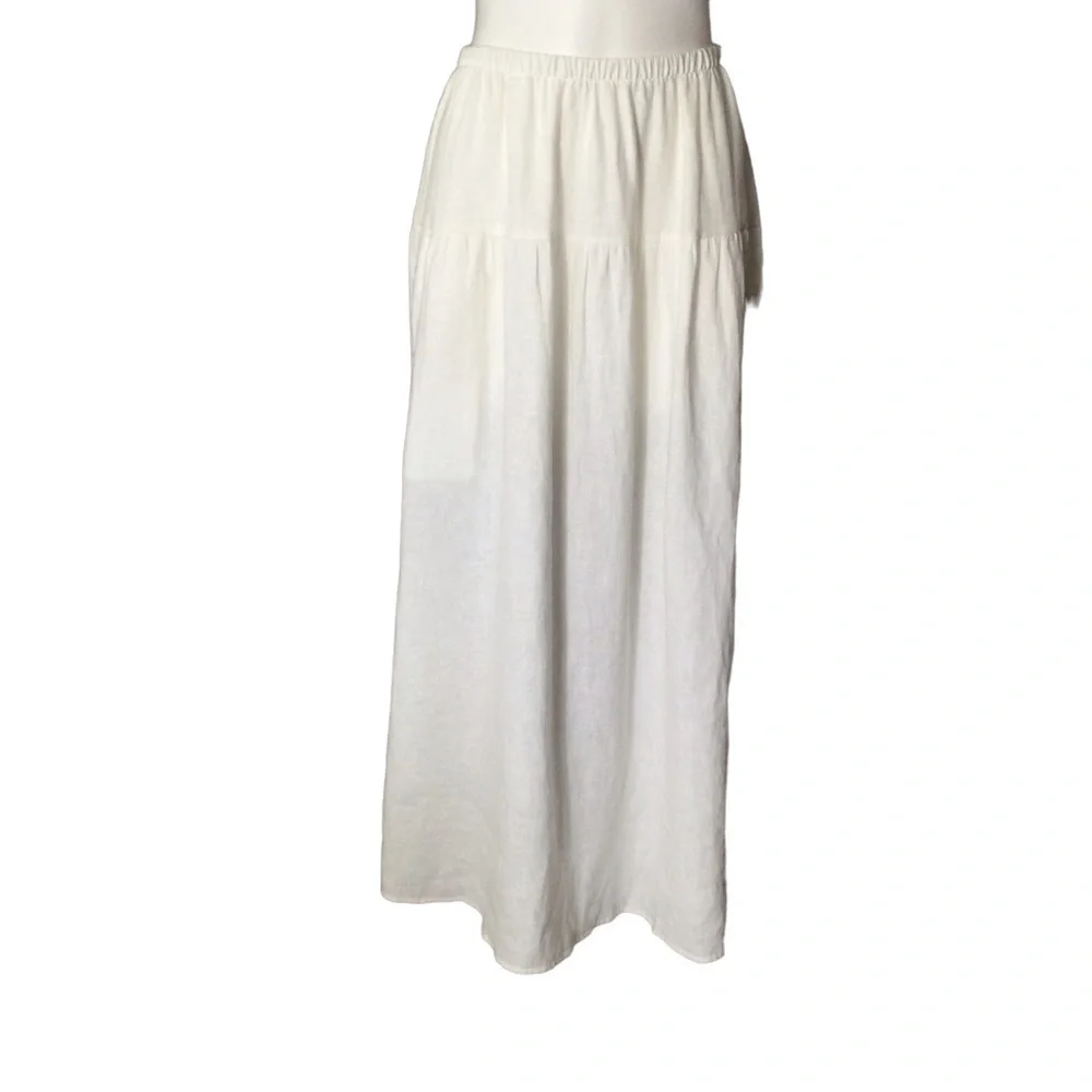 Reformation Brontë Two Piece‎ Linen Midi Skirt Set Nwot